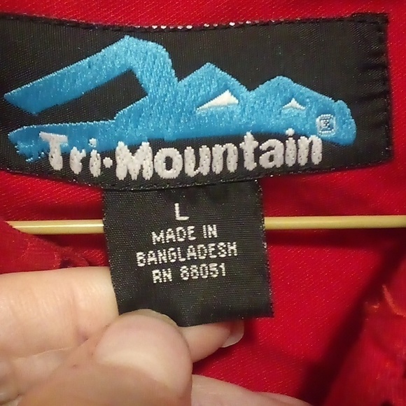 75th Anniversary Houston Rodeo 1932-2007 Red Long Sleeve Button Down Shi… - Picture 8 of 12